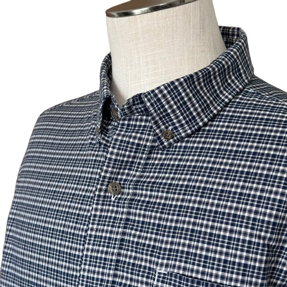 Red Head Brand Co. Shirt - Long Sleeve - Size XL - Navy Blue Plaid - Button Down